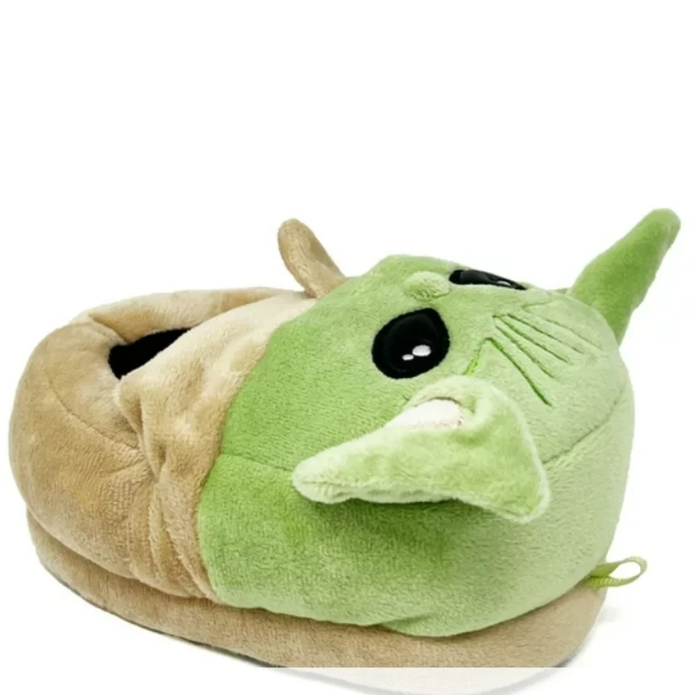 STAR WARS Mandalorian baby Yoda Grogu kids slippers NWT